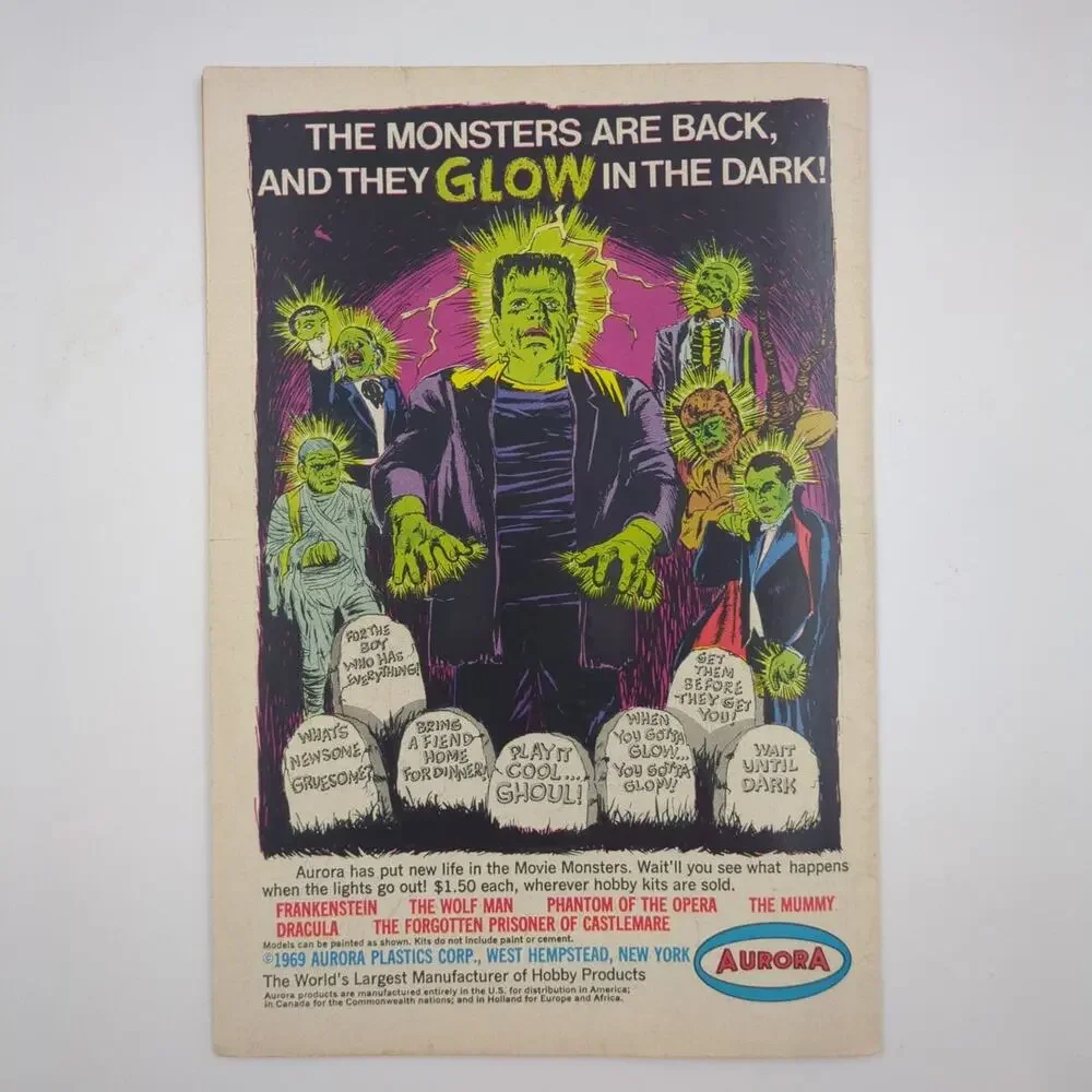 The Witching Hour #5 DC Comics Horror 1969 Bronze Age Mid Grade Cover Marks